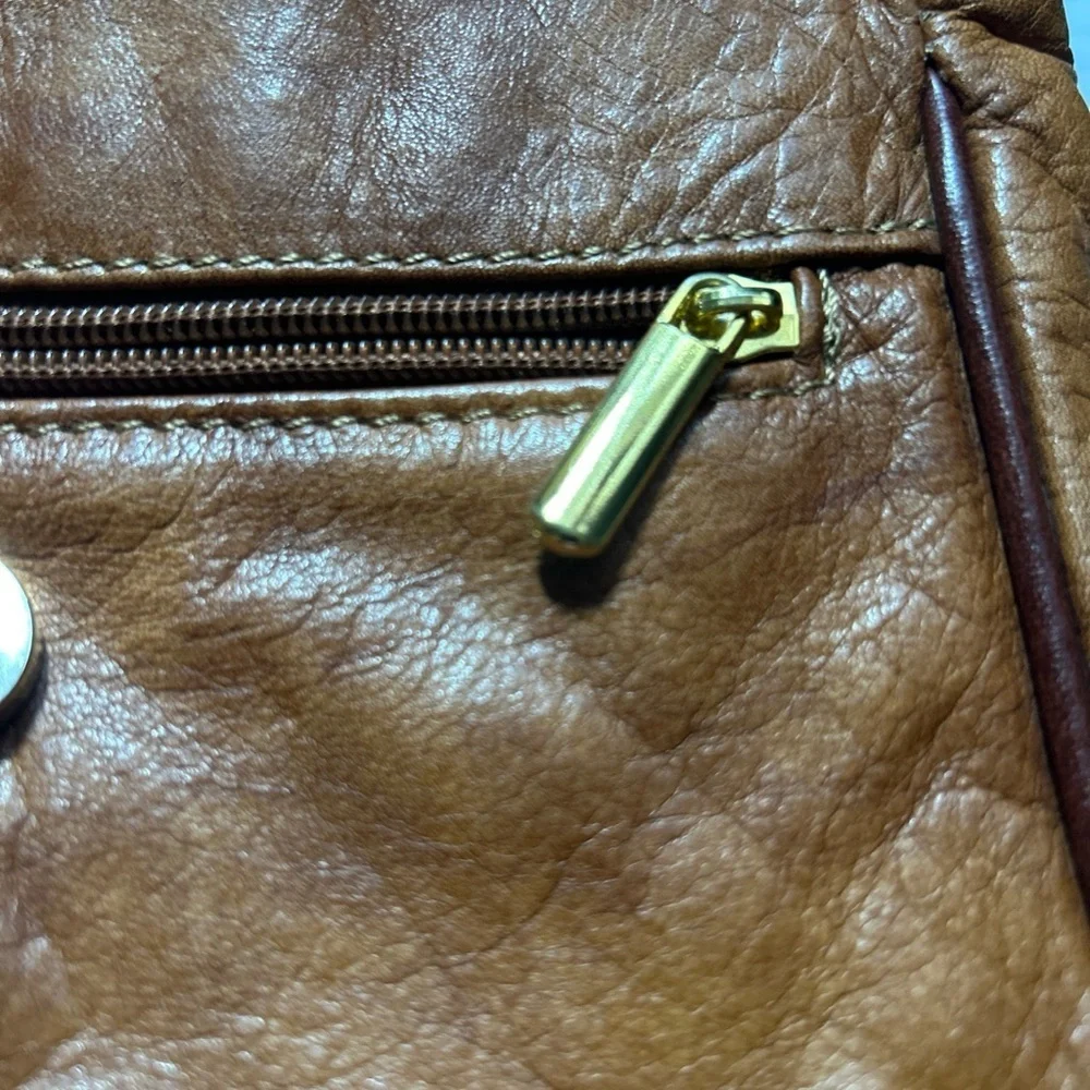 Florence Made in Italy Leather Crossbody Bag Purse